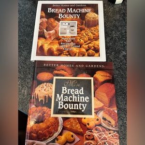 2 VNTG Recipes Book Bread Machine Bounty and More Bread Machine Bounty